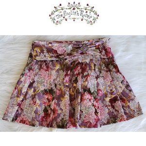 The English Roses Pleated Floral Skirt Size 10